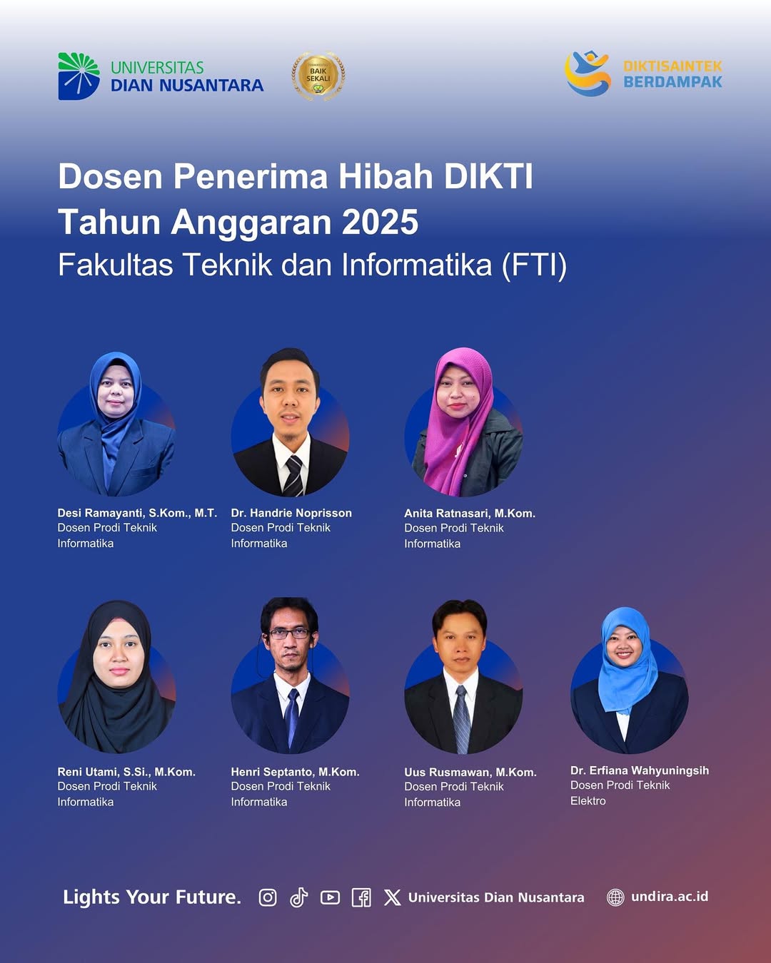 Dosen UNDIRA Penerima Pendanaan Program Penelitian dan PkM TA.2025